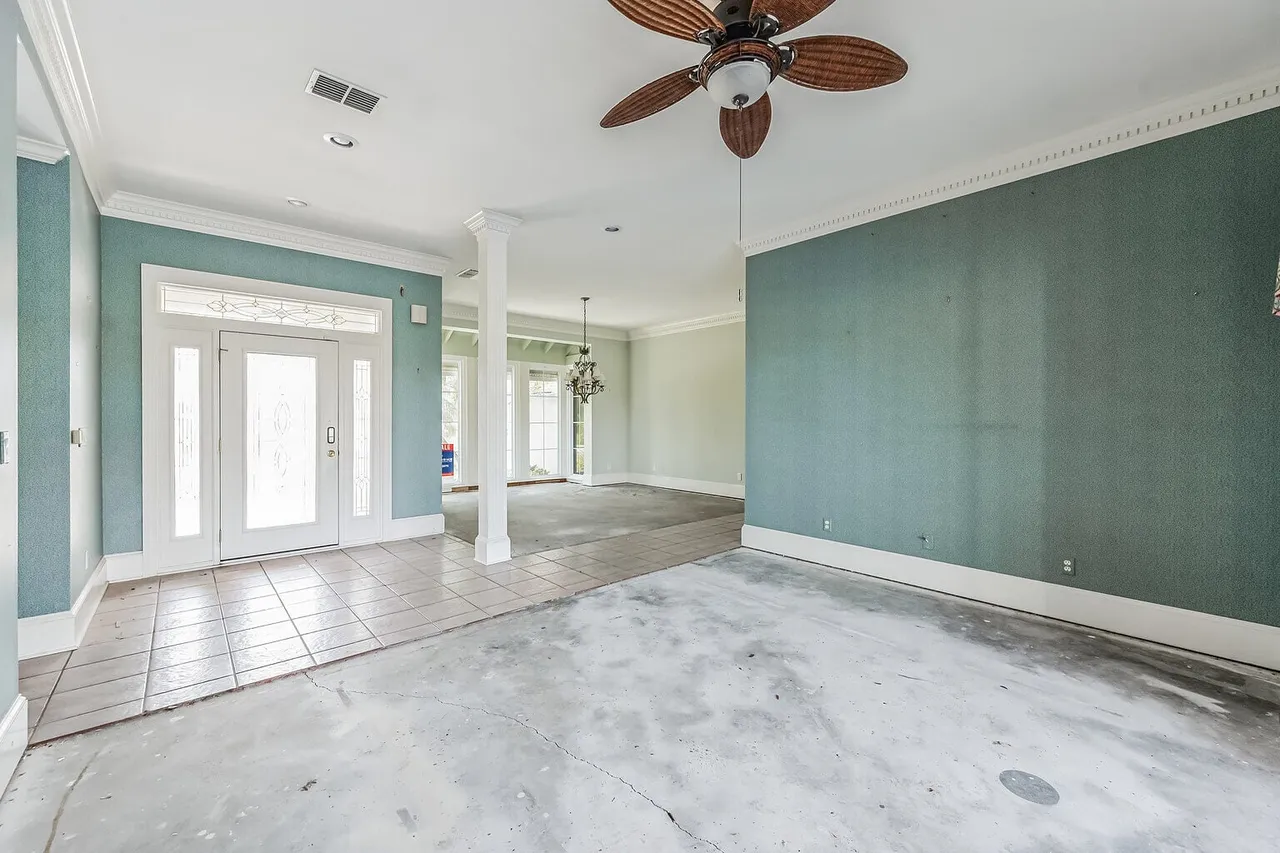 Distressed property exterior photography