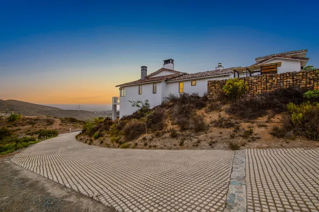 San Marcos property at sunset