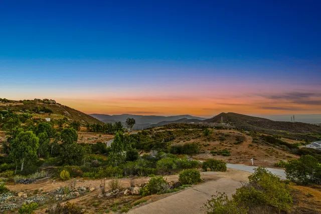 San Marcos estate with virtual twilight sky