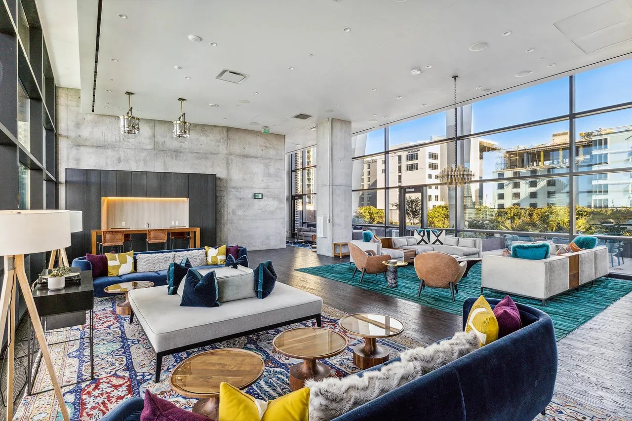 High-rise apartment interior in Austin, TX