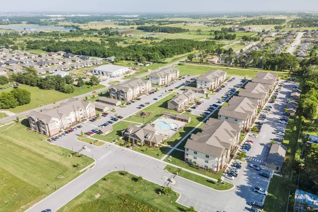 Multi-family community exterior in Centerton, AR