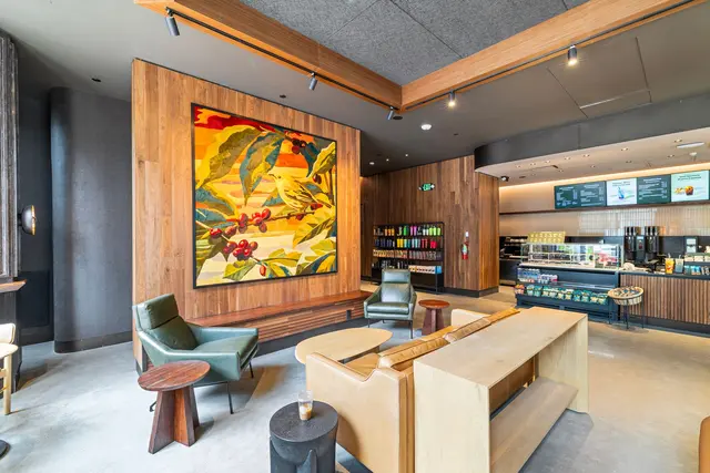 Starbucks interior in Oklahoma City, OK