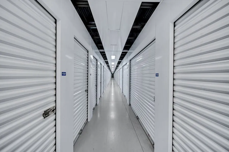 Self storage facility exterior