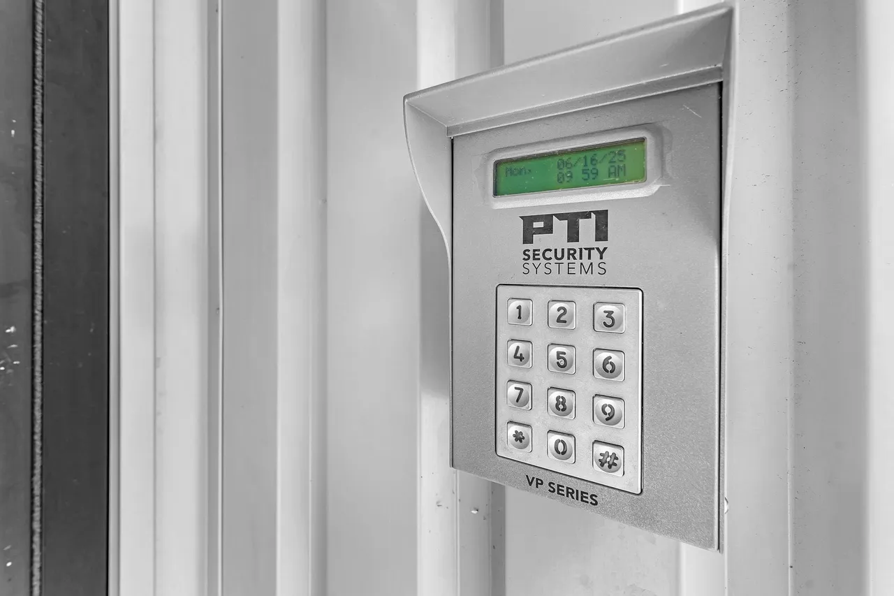 Storage unit hallway interior in Orlando, FL