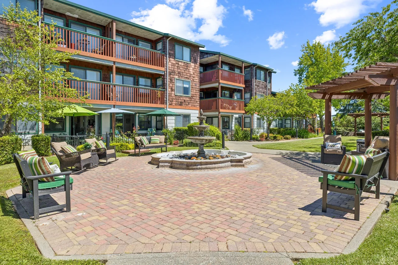 Senior living facility exterior in Vallejo, CA