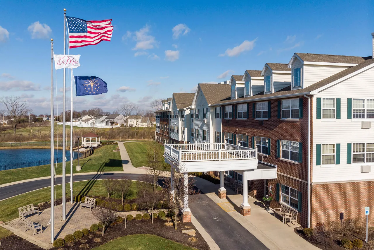 Senior living community exterior