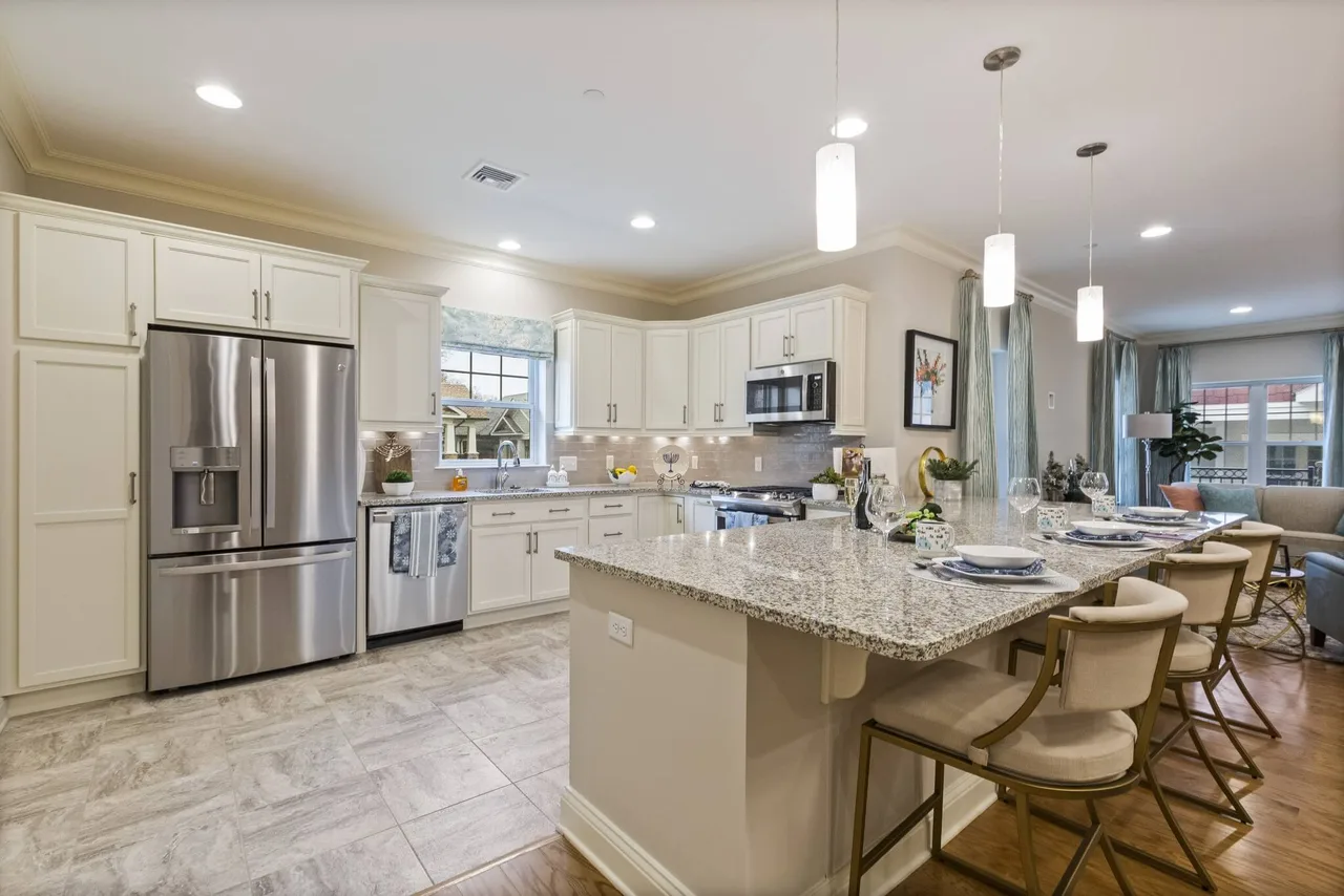 Senior living kitchen area