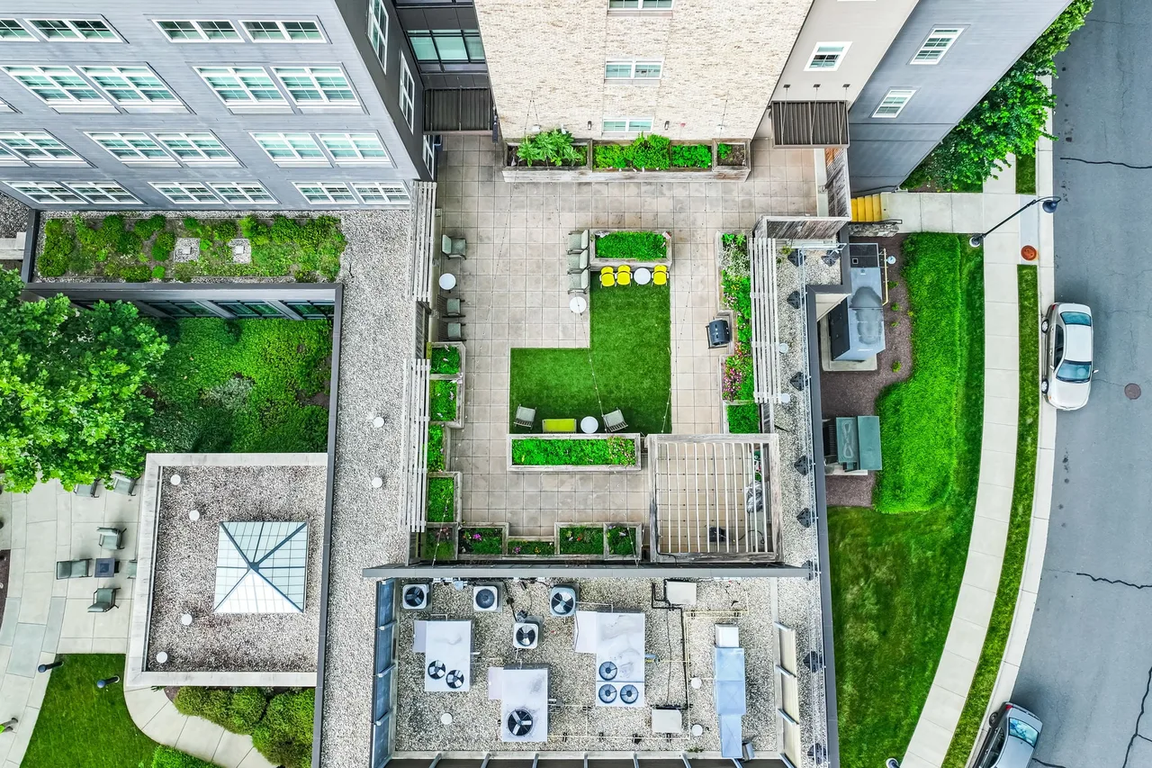 Aerial view of senior living in Ashburn, VA