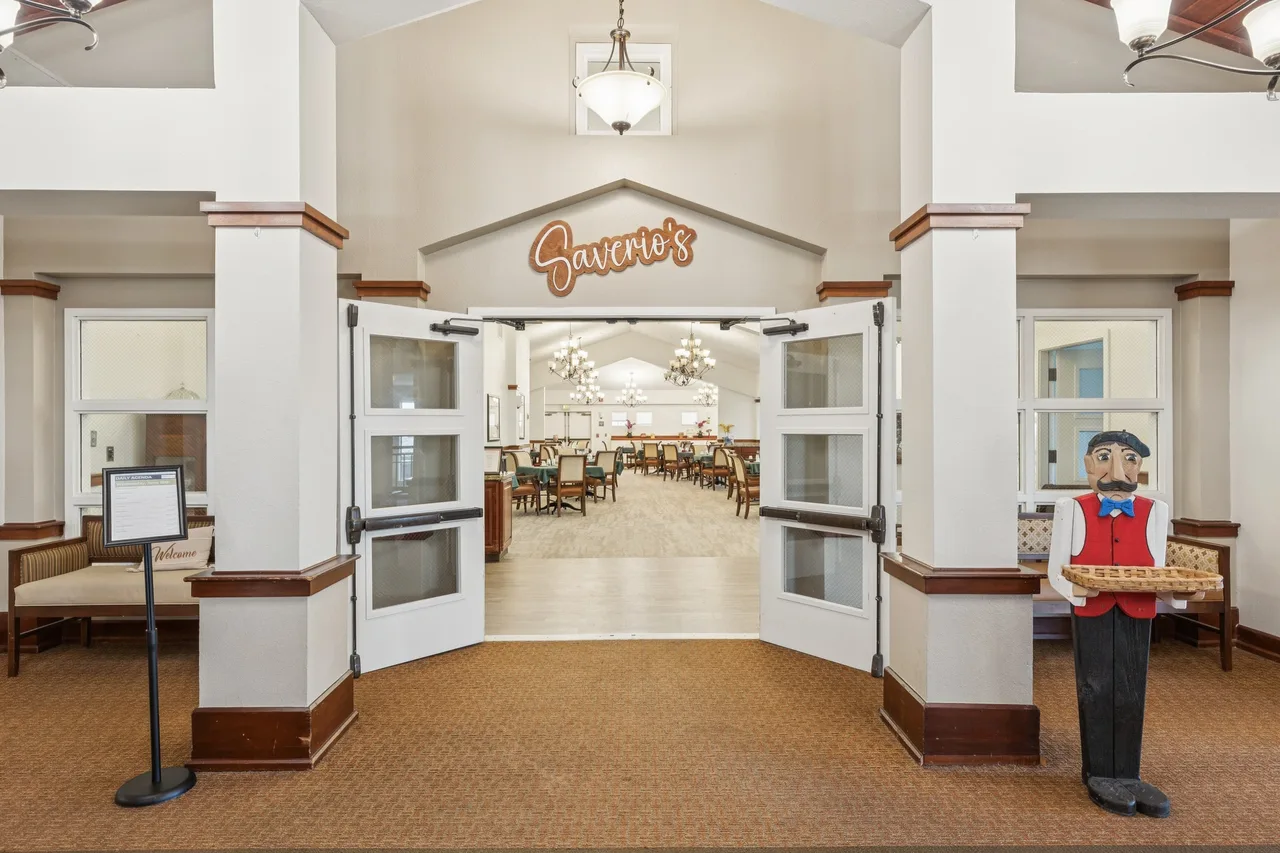Senior living foyer in Vallejo, CA