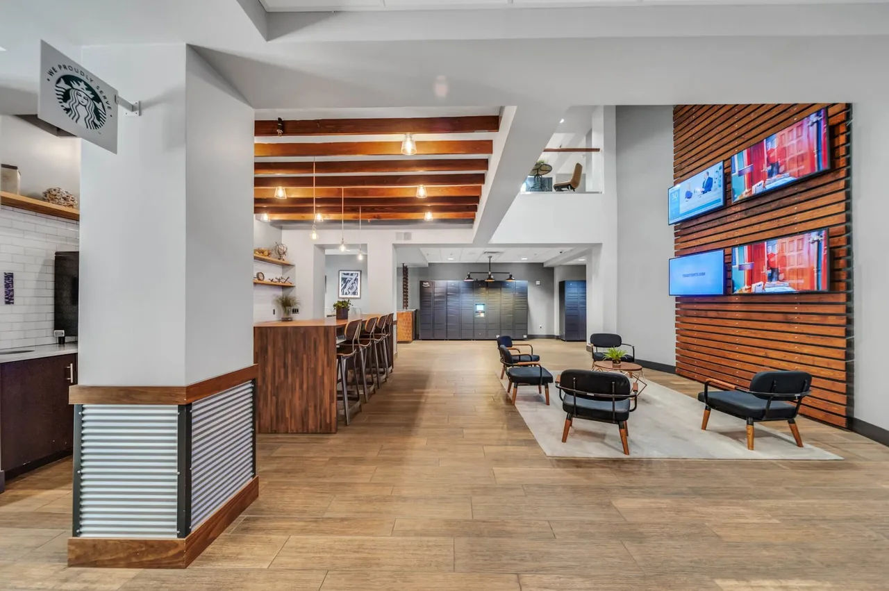 Student housing interior at Church Ave, College Station, TX