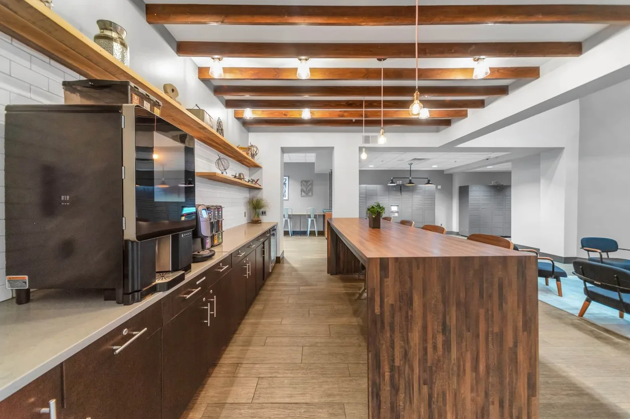 Student housing lounge at Church Ave, College Station, TX