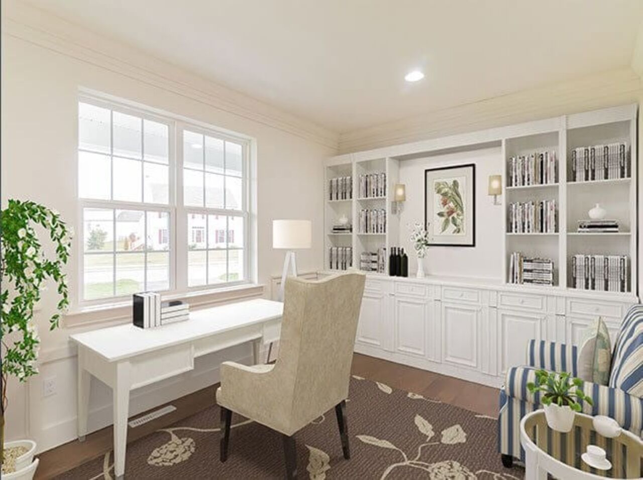 Beautifully staged apartment interior