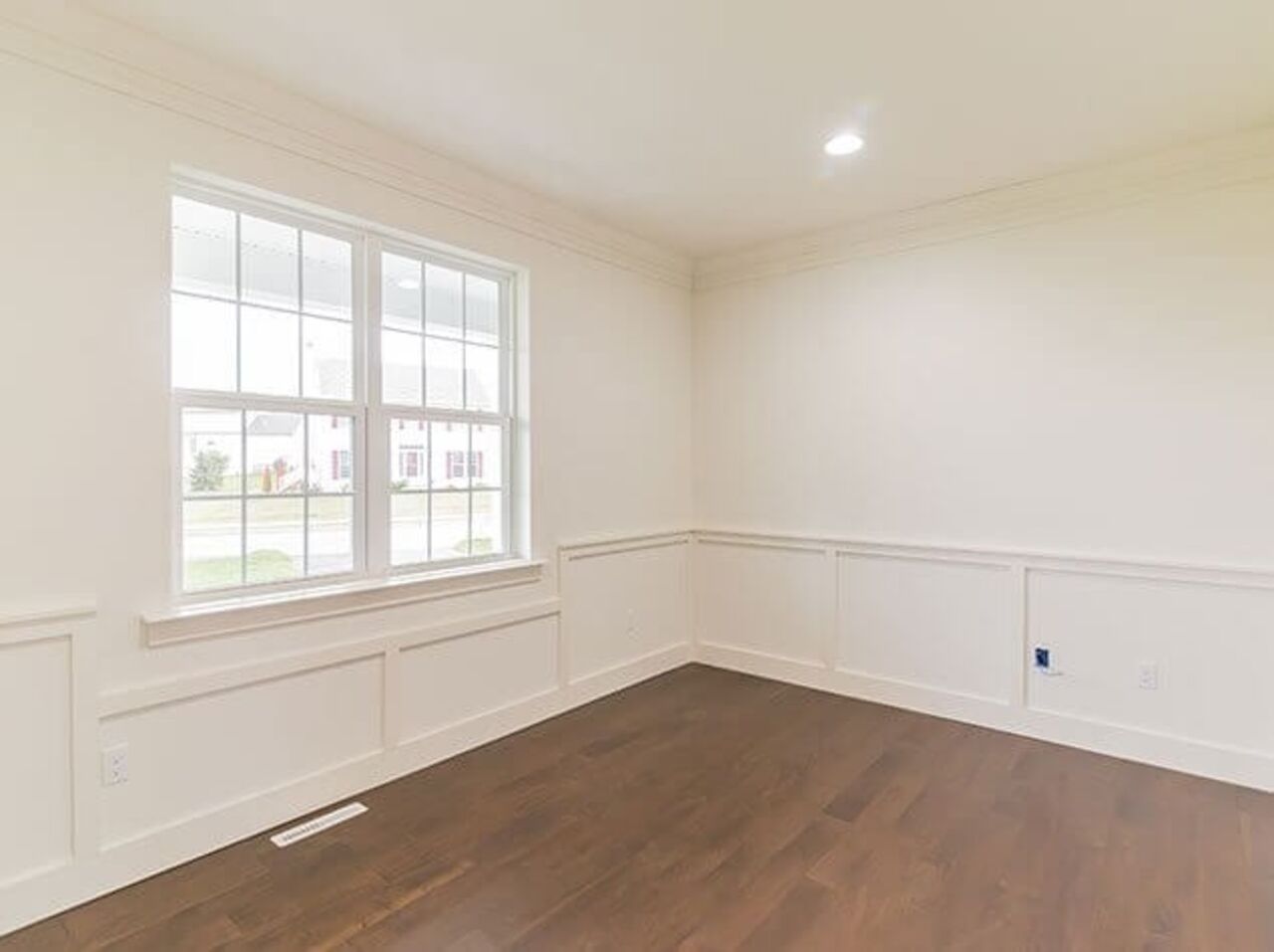 Single-family home virtually staged interior