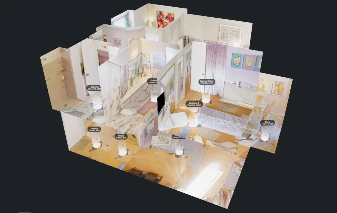 3D tour of a house interior